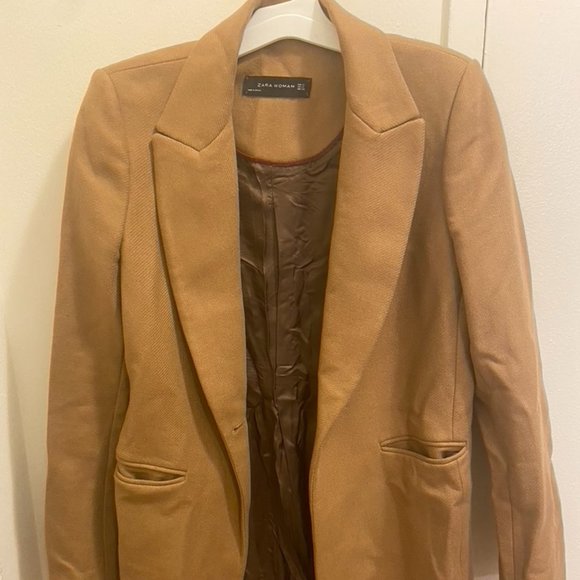 Zara Camel Coat - Picture 1 of 2